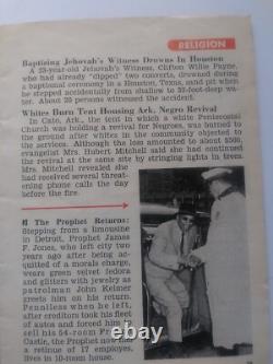 JET Magazine 31 juillet 1958 Ce que NKRUMAH pense des Noirs américains + autres articles