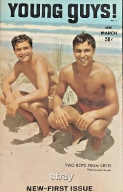 JEUNES HOMMES N° 1 PREMIER NUMÉRO Mars 1966, Magazine Vintage de Musculature Masculine, Rare