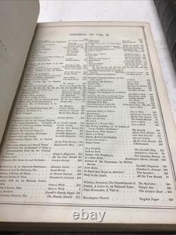 Jan- Déc 1866 Chaque Samedi - Un Journal de Lectures Choisies Vol. 1,2 Première Année