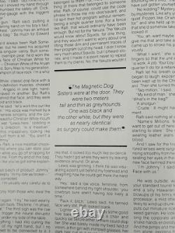 Johnny Mnemonic William Gibson Première Édition avec la Première Apparition dans Omni Magazine