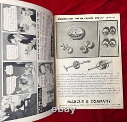 Juin 1937 Stag Magazine 1er Numéro Lou Gehrig Ad Pinup Pinups Vintage Original