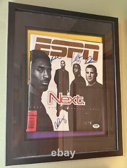 Kobe Bryant a signé le premier numéro du magazine ESPN avec certification PSA! AUTO LIMITÉE