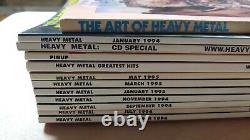 L'art Du Movie Heavy Metal 1981 Livre Premiere Imprimerie & Lot De 11 Magazines