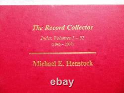 LE MAGAZINE DES COLLECTIONNEURS DE DISQUES Index VOLUMES 1-52 1946-2007 DISCOGRAPHIE HENSTOCK