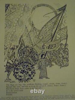 LE MAGAZINE DU VILLAGE par Vachel Lindsay 1925 3ème ÉDITION SIGNÉE avec RARE COUVERTURE