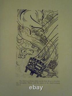 LE MAGAZINE DU VILLAGE par Vachel Lindsay 1925 3ème ÉDITION SIGNÉE avec RARE COUVERTURE