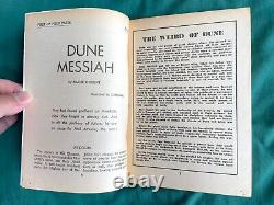 LE MESSIE DES DUNES 1ère édition 1969 GALAXY Magazine Ensemble complet de 5 numéros de Frank Herbert