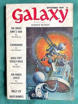 LE MESSIE DES DUNES 1ère édition 1969 GALAXY Magazine Ensemble complet de 5 numéros de Frank Herbert