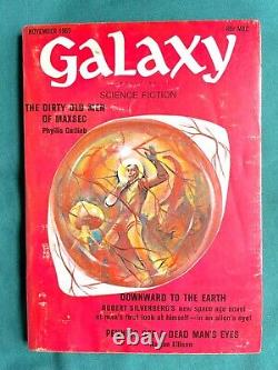 LE MESSIE DES DUNES 1ère édition 1969 GALAXY Magazine Ensemble complet de 5 numéros de Frank Herbert