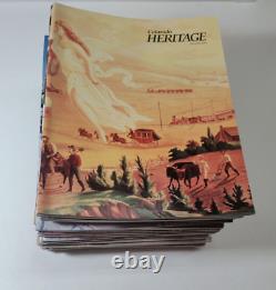 LOT DE 41 MAGAZINES COLORADO HERITAGE Mélange de 1985 à 1996