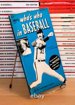 LOT de 50 magazines HIGH GRADE Who's Who in Baseball, collection complète de 1967 à 2016, MLB HOF.