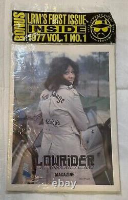 LOWRIDER MAGAZINE Édition Originale Première 1977 Réimpression et numéro de décembre 2002 avec sac