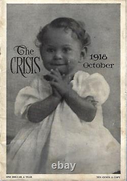 La Crise Octobre 1918 Enfants #Vintage Magazine Noir de la NAACP W. E. B. Du Bois