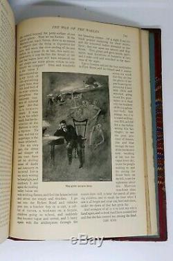 La Guerre Des Mondes 1er Rare Édition Pearson Magazine 2 Volumes 1897
