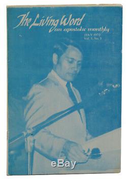 La Parole Vivante Révérend Jim Jones Populaire Temple Magazine Juillet 1972 Vol 1