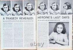 La Vie, Vol. 45, No. 7, 18 août 1958, présentant le Journal d'Anne Frank