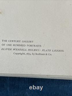 La galerie du siècle de cent portraits, livre rare et de collection