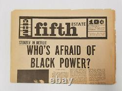 Le Cinquième Domaine Vol I No 16 Oct 1966 Qui A Peur Du Pouvoir Noir Anarchiste Zine