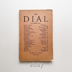 Le Dial Novembre 1922 Volume LXXIII Numéro 5 Les Terrains À Déchets T. S. Eliot