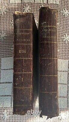 Le Magazine Analectique Deux Volumes De Juillet 1813 à Juin 1814