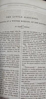 Le Magazine Columbien Très Tôt Edgar Allan Poe & Walt Whitman 1844