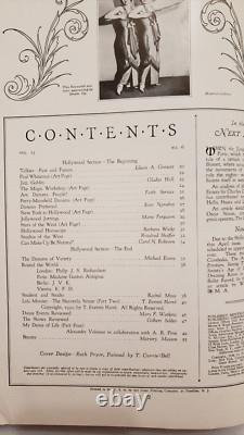 Le Magazine de la Danse Avril 1930 Ruth Pryor Numéro Hollywood Art Déco