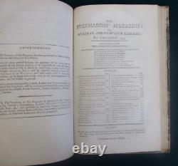 Le Magazine des Francs-Maçons, juin-décembre 1793, première édition, gravures