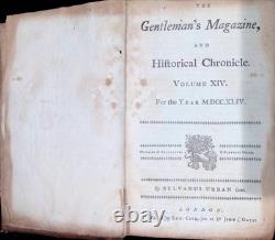 Le Magazine du Gentilhomme et Chronique Historique Vol XIV 1ère Édition 1744 RARE