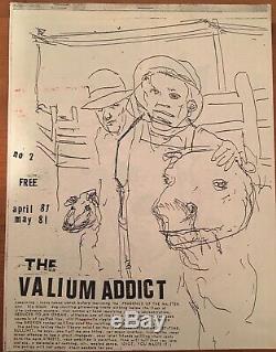 Le Valium Addict & May 1981 Original Magazine Xerox Avril Par Richard Kern