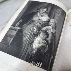 Le livre des dames de Godey Magazine année complète 12 planches en couleur époque de la guerre civile 1861 cuir