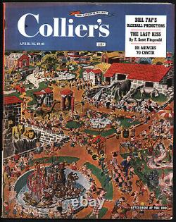 Le magazine Collier du 16 avril 1949 F. Scott Fitzgerald Dernier Baiser Première Édition