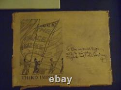 Le magazine du village par Vachel Lindsay 1925 3e IMPRESSION SIGNÉ avec une COUVERTURE RARE