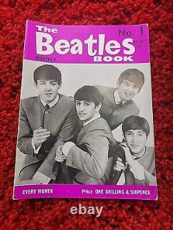 Les Beatles Monthly Book Numéros 1-5 RARE