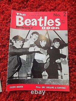 Les Beatles Monthly Book Numéros 1-5 RARE