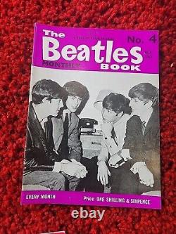 Les Beatles Monthly Book Numéros 1-5 RARE