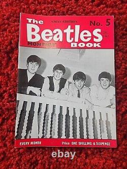 Les Beatles Monthly Book Numéros 1-5 RARE