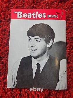 Les Beatles Monthly Book Numéros 1-5 RARE