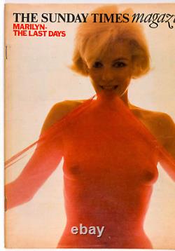 Les derniers jours de Marilyn Monroe par Norman Mailer et Joe DiMaggio, magazine du Sunday Times