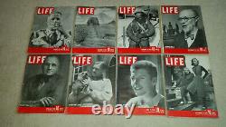 Life Magazine 1940s Beaucoup De (25) Wwii 1941-1945 Hollywood Histoire Voitures Publicité