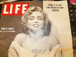 Life Magazine Beautiful Marilyn Monroe Cover 1952 No Mailing Label