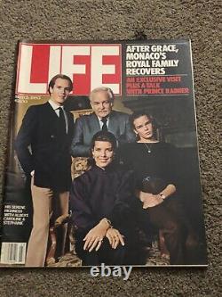 Life Magazine Mars 1983 Monaco Royal Familly Rare