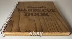 Livre de barbecue Vintage Sunsets 1938 Couverture en bois Première édition