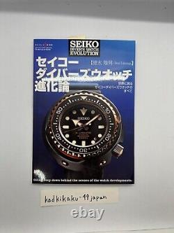 Livre de l'évolution de la montre de plongée Seiko, mécanisme de photos, photos du monde, Japon.