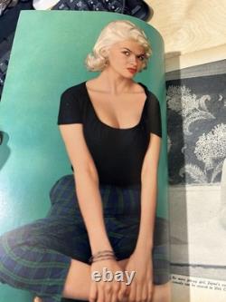 Livre de pin-up de Jayne Mansfield 1957 par le magazine Standard cheesecake osé Hollywood