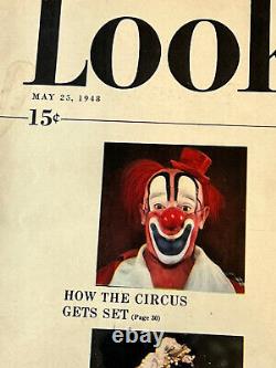 Look Magazine 25 Mai 1948 Ringling Bros. Photos Du Cirque Stanley Kubrick