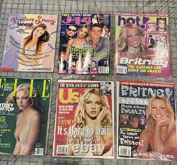 Lot De 27+ Vintage Britney Spears Magazine Fin Des Années 90 Rare Near Mint Collection