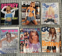 Lot De 27+ Vintage Britney Spears Magazine Fin Des Années 90 Rare Near Mint Collection