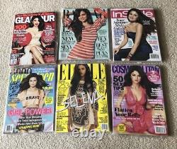 Lot Selena Gomez Magazine Couvre Cosmo, Instyle Elle Dix-sept, Harpers, Glamour