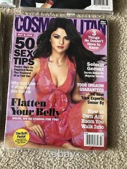 Lot Selena Gomez Magazine Couvre Cosmo, Instyle Elle Dix-sept, Harpers, Glamour