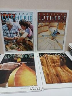 Lot de 15 numéros du magazine AMERICAN LUTHERIE, 2012-2022.